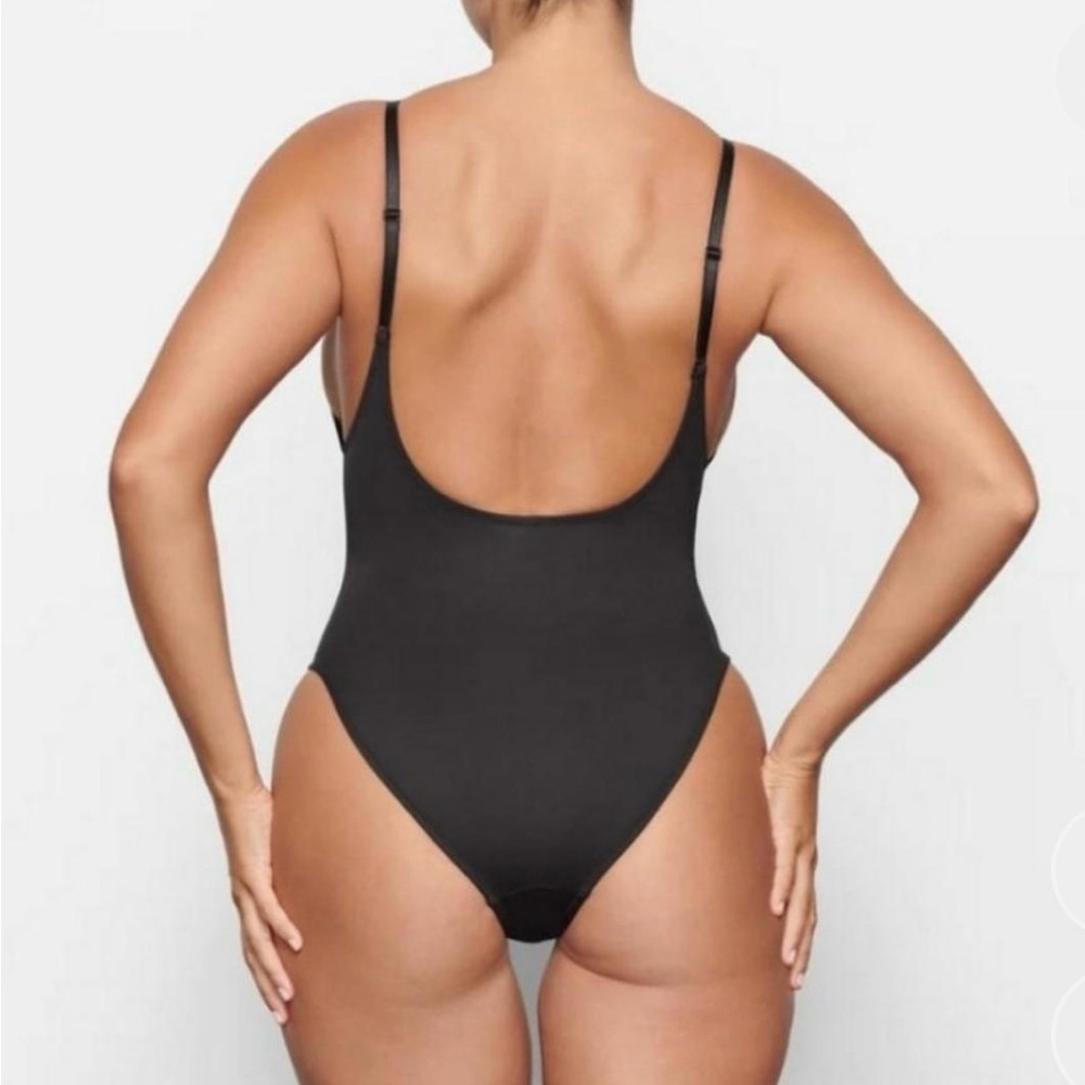 SKIMS Signature Swim Scoop Neck One Piece | XL | Onyx | NWT